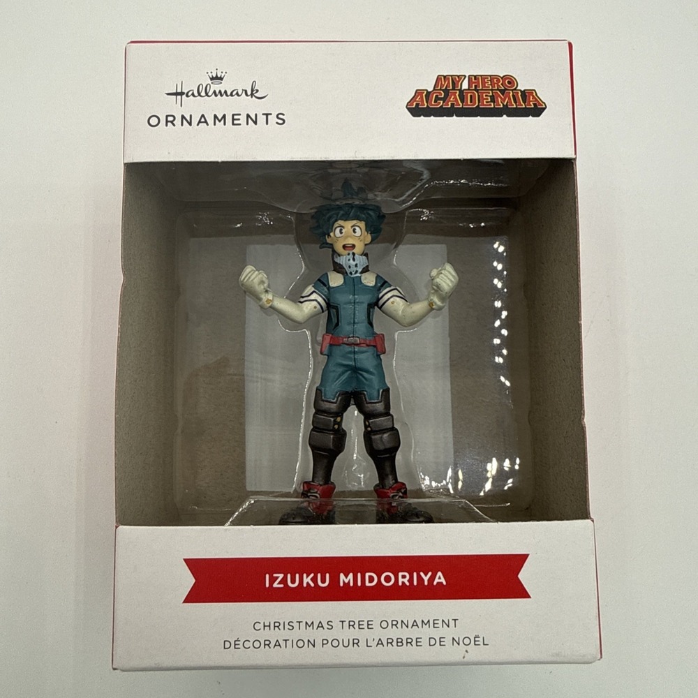 Hallmark My Hero Academia Izuku Midoriya‎ Christmas Tree Ornament New With Box
